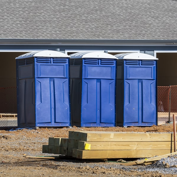 how often are the porta potties cleaned and serviced during a rental period in Elk Grove